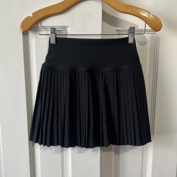 🆕Alo🎱 Grand Slam Tennis Skirt Core: Black Sz XS - Picture 7 of 11